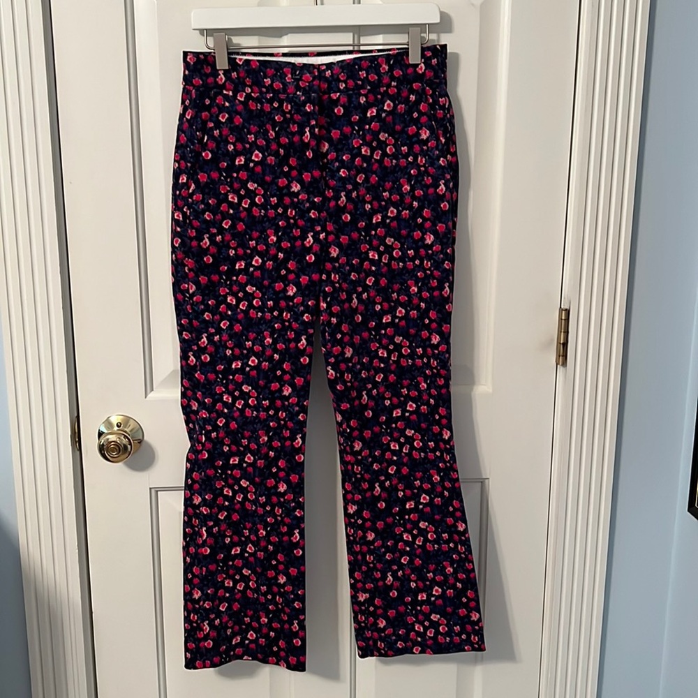 J.Crew Floral Cords, Size 6